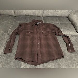 Cinch men’s long sleeve button up shirt